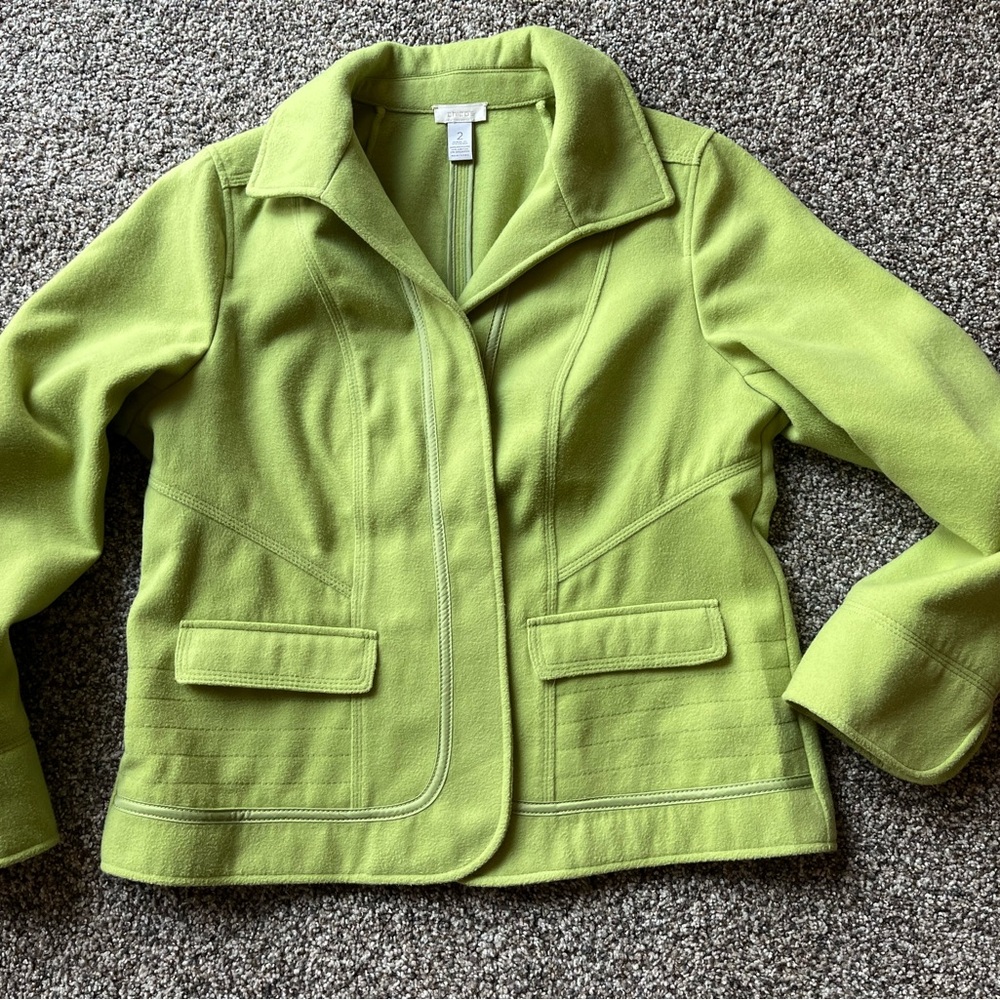 Chico's Lime Green Blazer